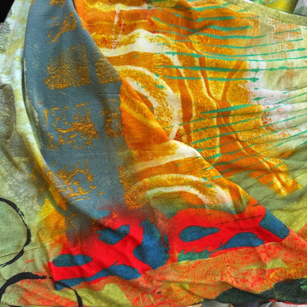 Simply Art by Dolcezza Abstract Print Top - M - Picture 6 of 8
